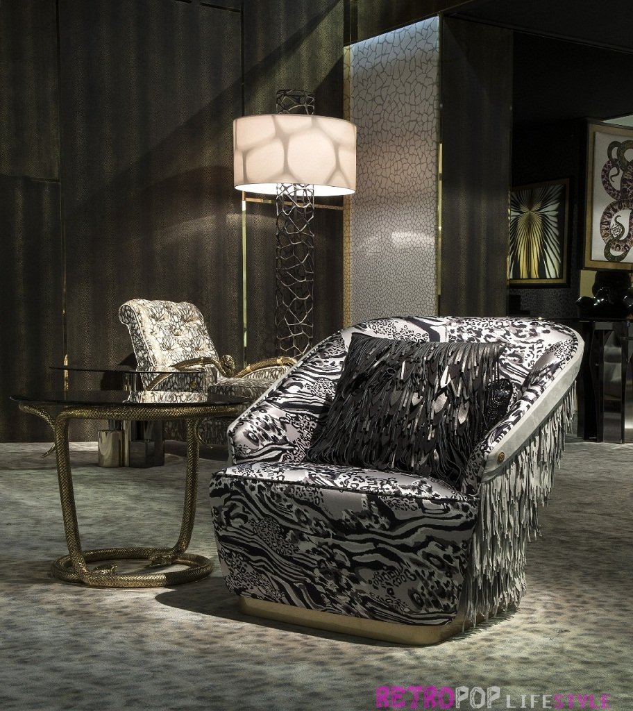 Roberto Cavalli HomeInteriorsLaunches Signature Armchairs ...