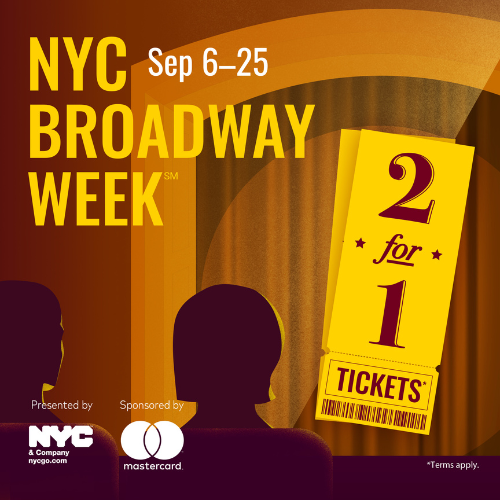 NYC announces the return of fall NYC Broadway Week after a